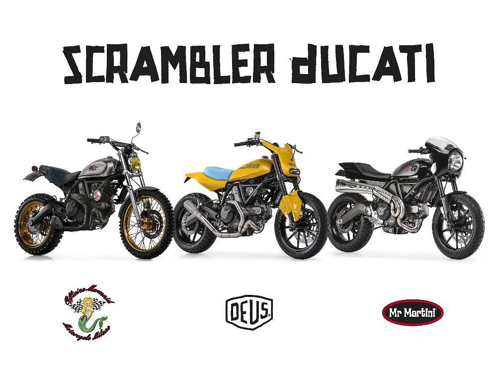 custom Ducati Scramblers