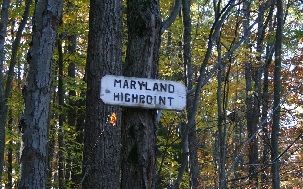 high point in Maryland