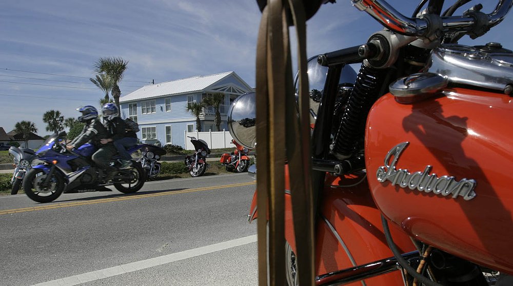 old Indian and new Yamaha
