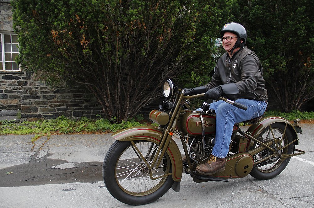 century-old F Head Harley