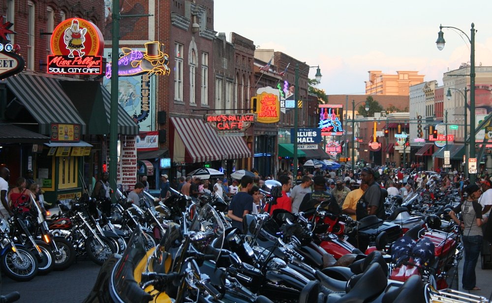 Bike Night on Beale Street