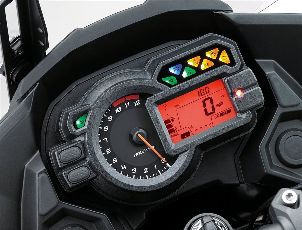 Kawasaki Versys 1000 LT gauges