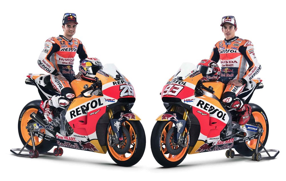 Repsol Honda team Dani Pedrosa Marc Marquez