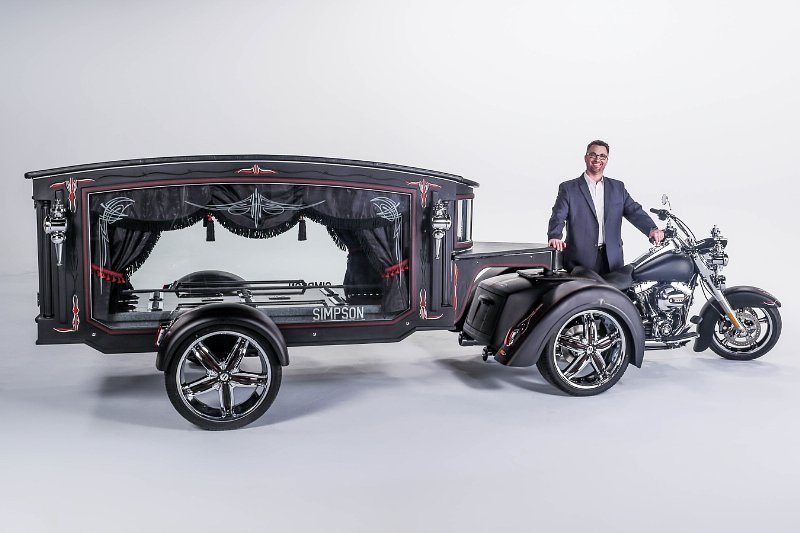 Tombstone Motorcycle Hearse
