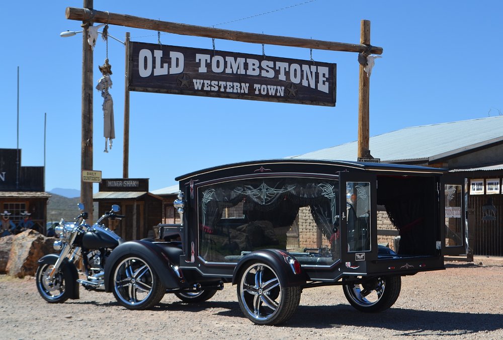 Tombstone Motorcycle Hearse