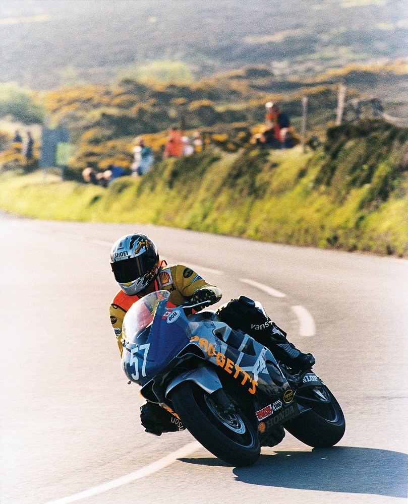 Mark Gardiner at the Isle of Man TT