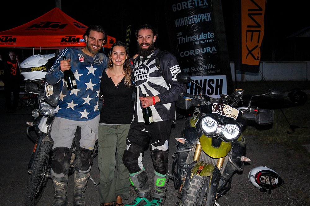 Spurgeon Dunbar, Steve Kamrad, Amelia Kamrad, Triumph Tiger 800