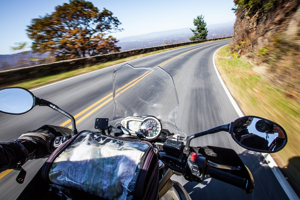 Triumph Tiger 800 XCx Skyline Drive Virginia