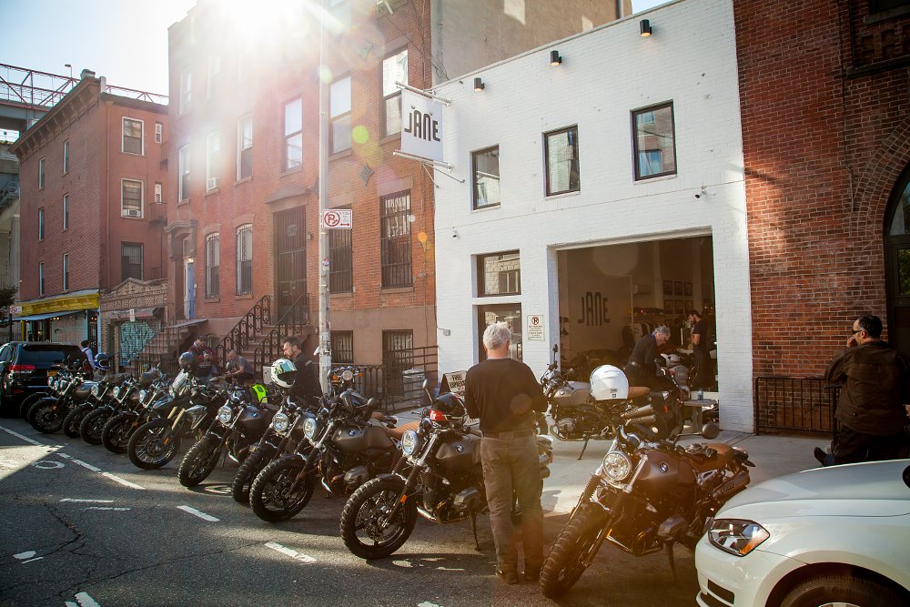 BMW R nineT Scrambler and Jane motorcycles