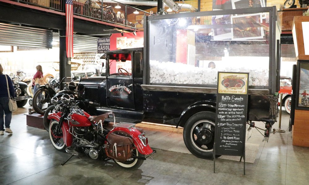 Wheels Through Time raffle motorcycle