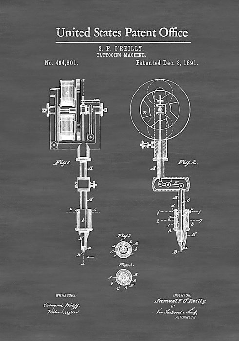 patent for tattoo machine