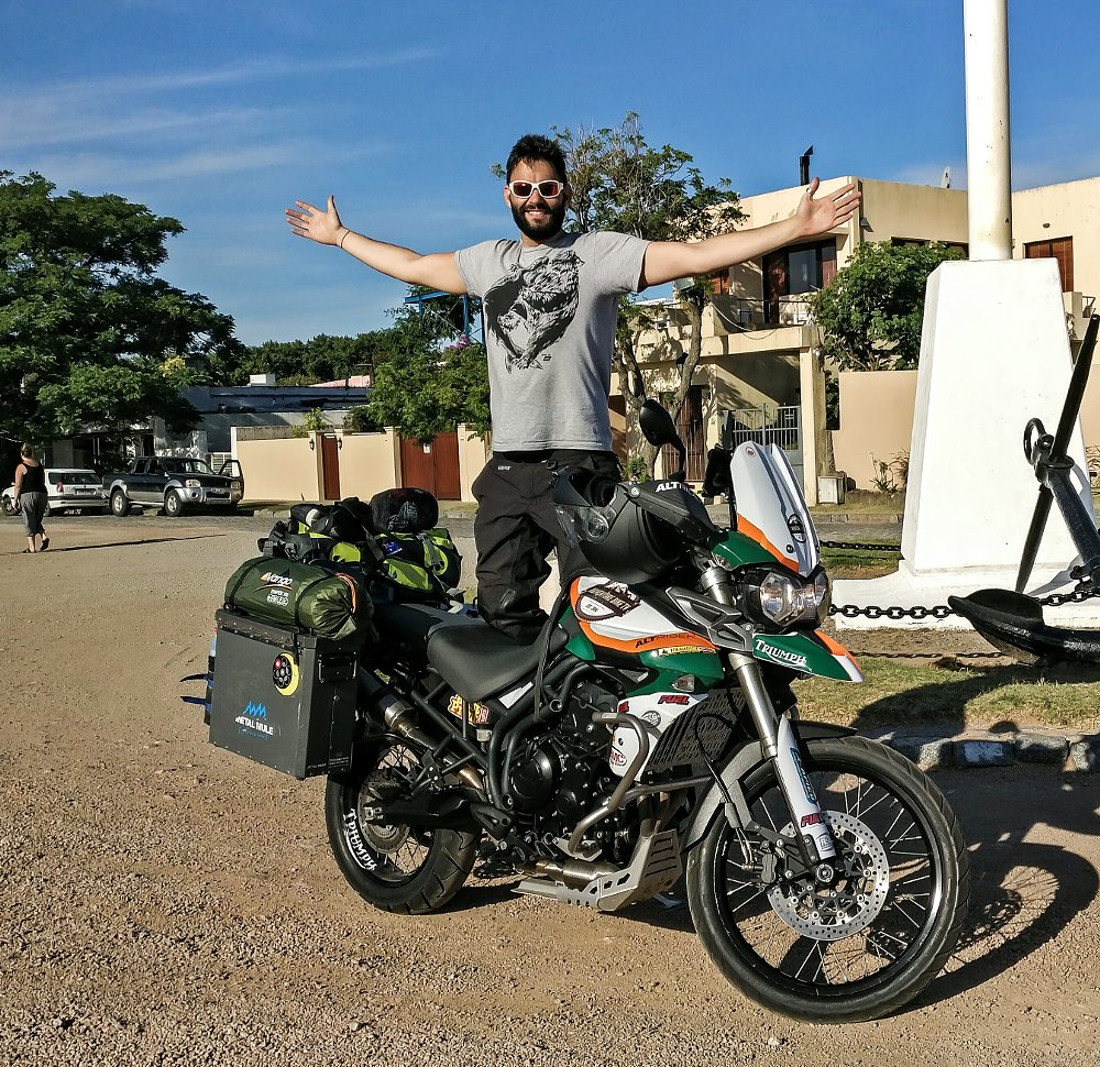 Erron Burns Triumph Tiger 800 XC