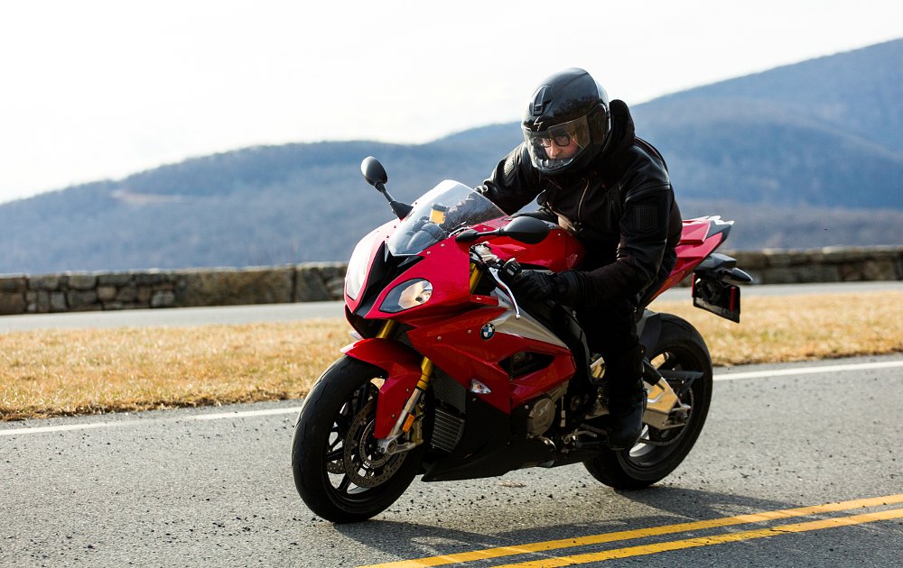 riding on Skyline Drive in winter