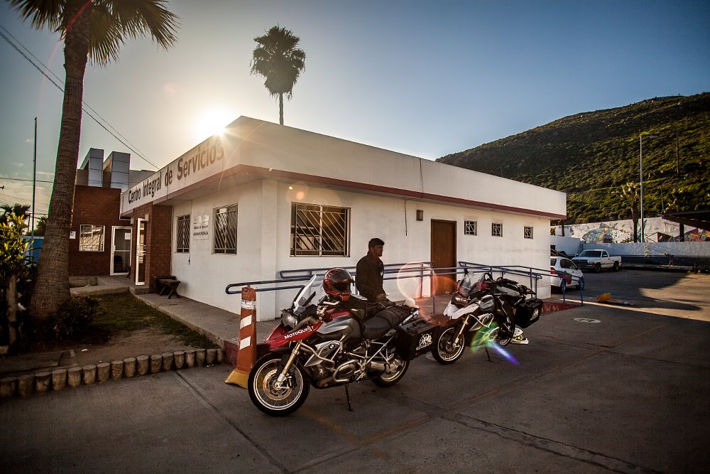 BMW R 1200 GSes in Baja visas in Ensenada 