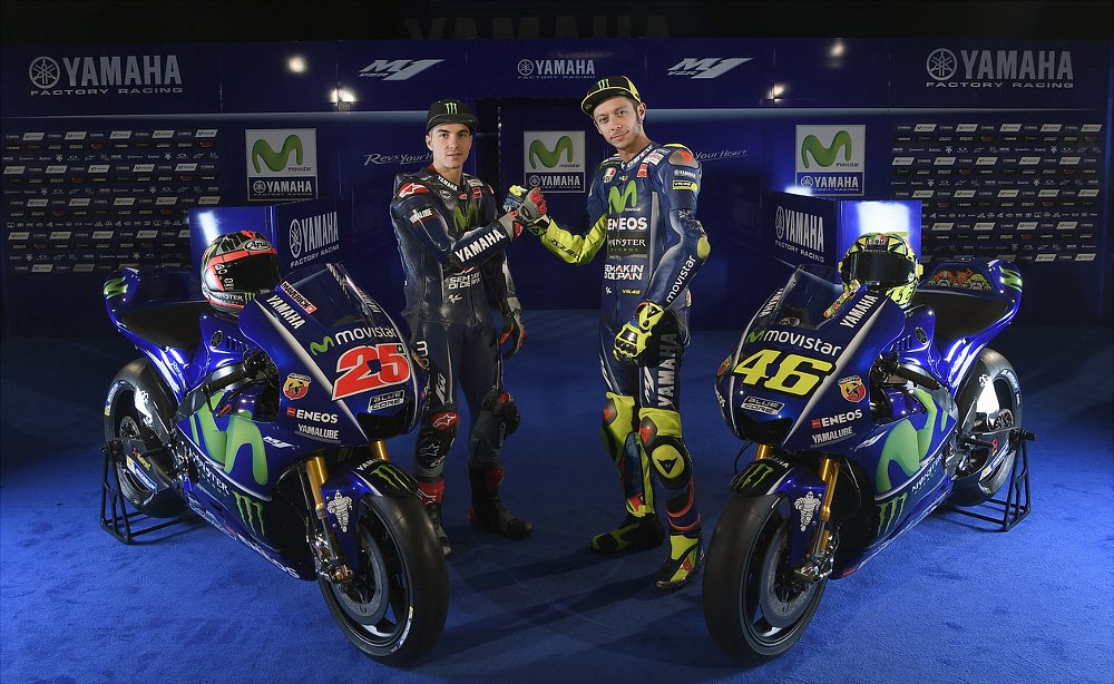 Maverick Vi&ntilde;ales and Valentino Rossi