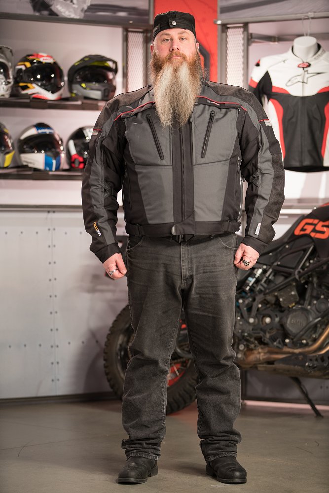 Model wearing Olympia Expedition Jacket