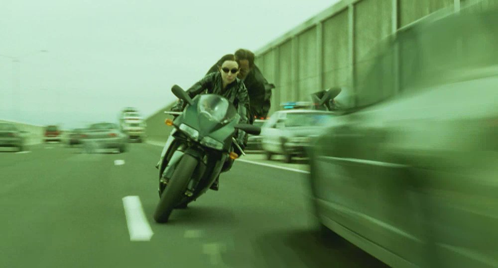 The Matrix Reloaded scene