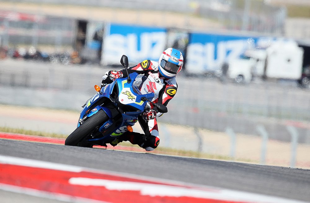 Kevin Schwantz on the GSX-R1000