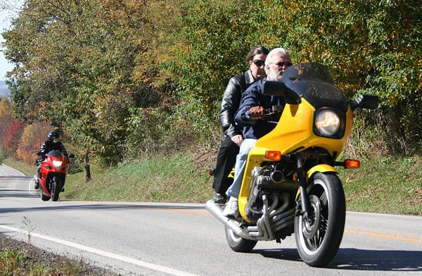Suzuki Hayabusa and Honda CBX