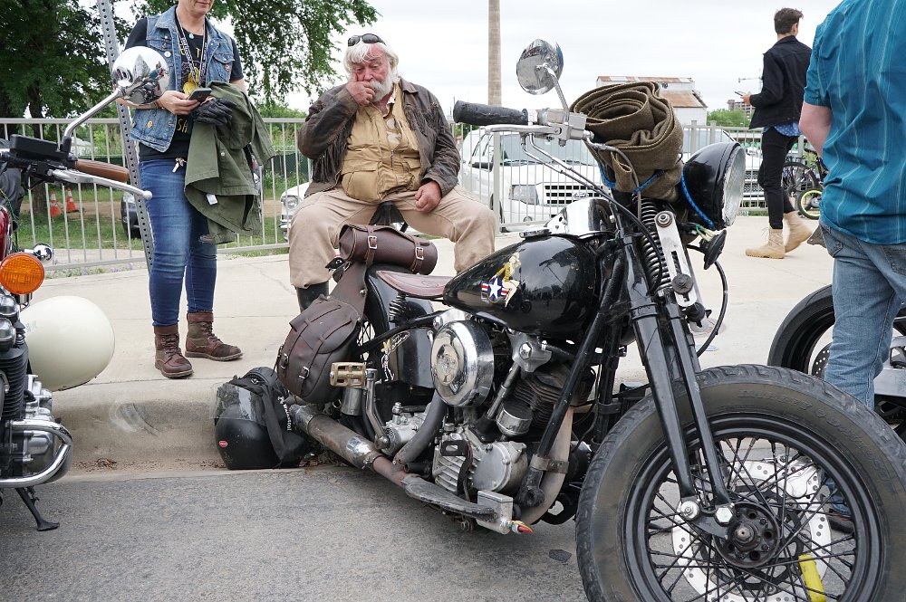 Randall Cater and his Knucklehead