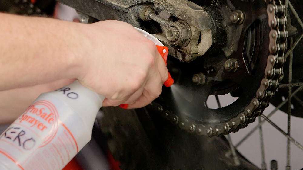 Motorcycle Chain Cleaning Spray