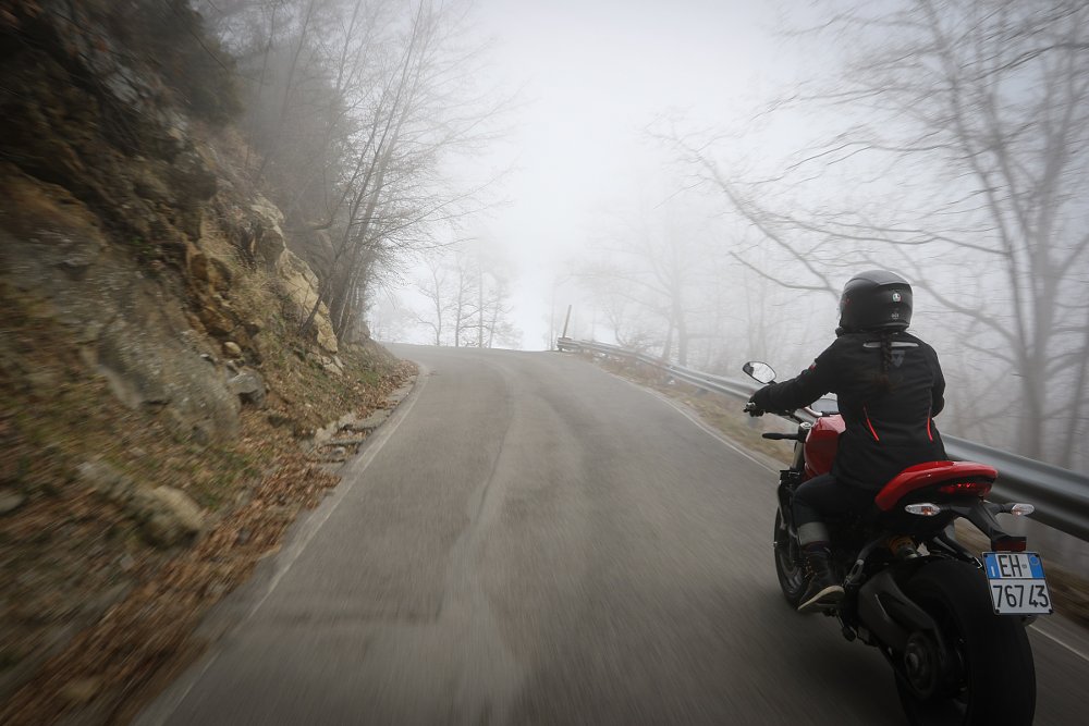 riding in fog