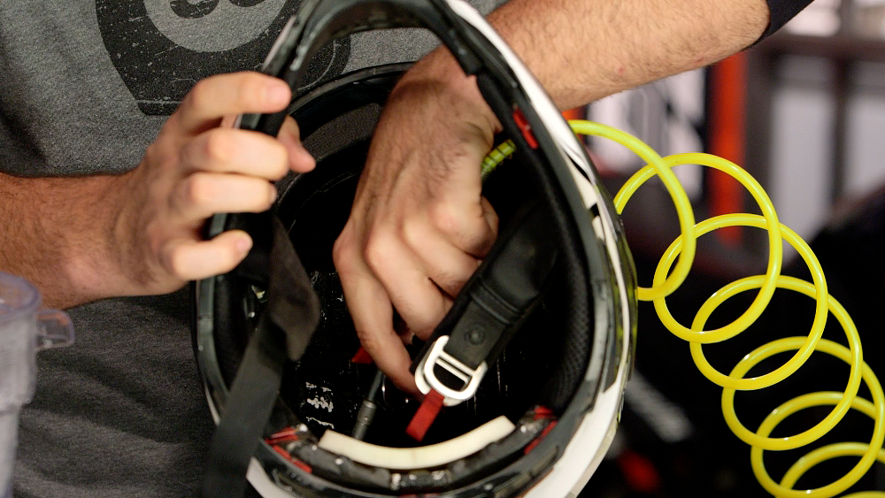 Cleaning Motorcycle Helmet Vents