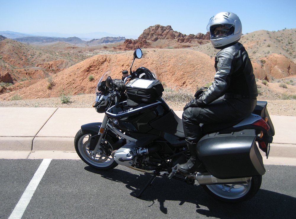 passenger on a motorcycle