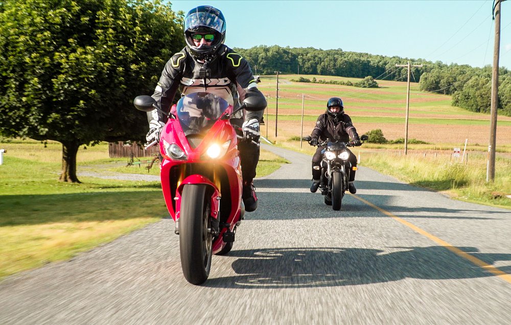 2006 Triumph Daytona 675 Spurgeon Dunbar and 2018 Triumph Street Triple RS Lemmy