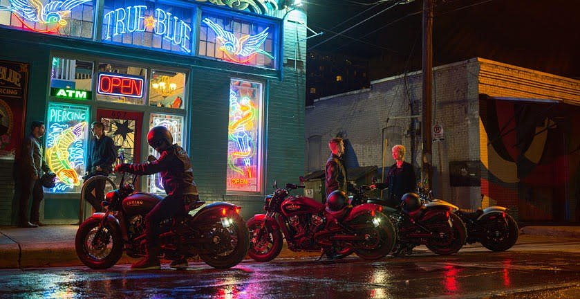 Indian Scout Bobber at True Blue