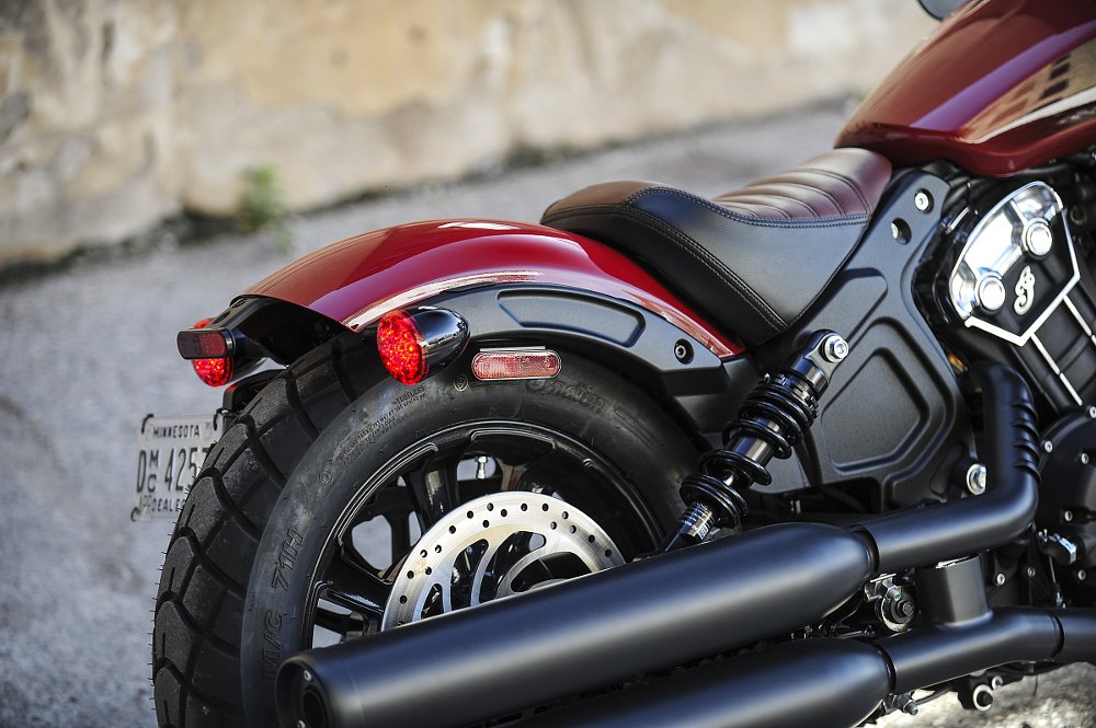 Indian Scout Bobber rear end