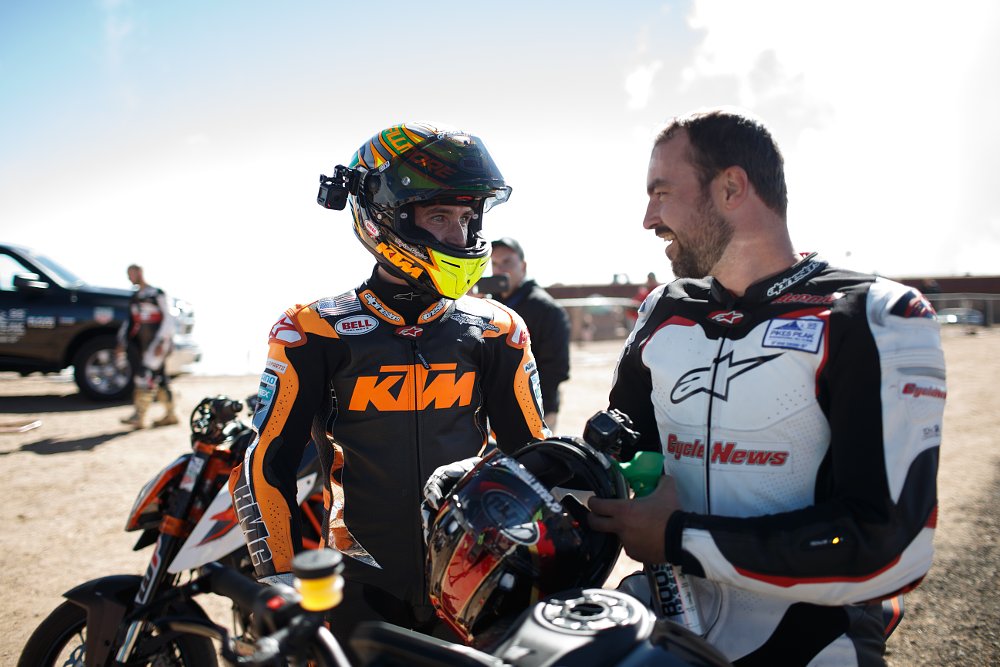 Chris Fillmore and Rennie Scaysbrook Pikes Peak