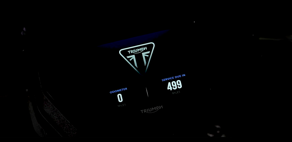 Triumph TFT Dash