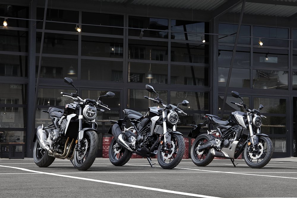 Honda CB1000R, CB300R and CB150R