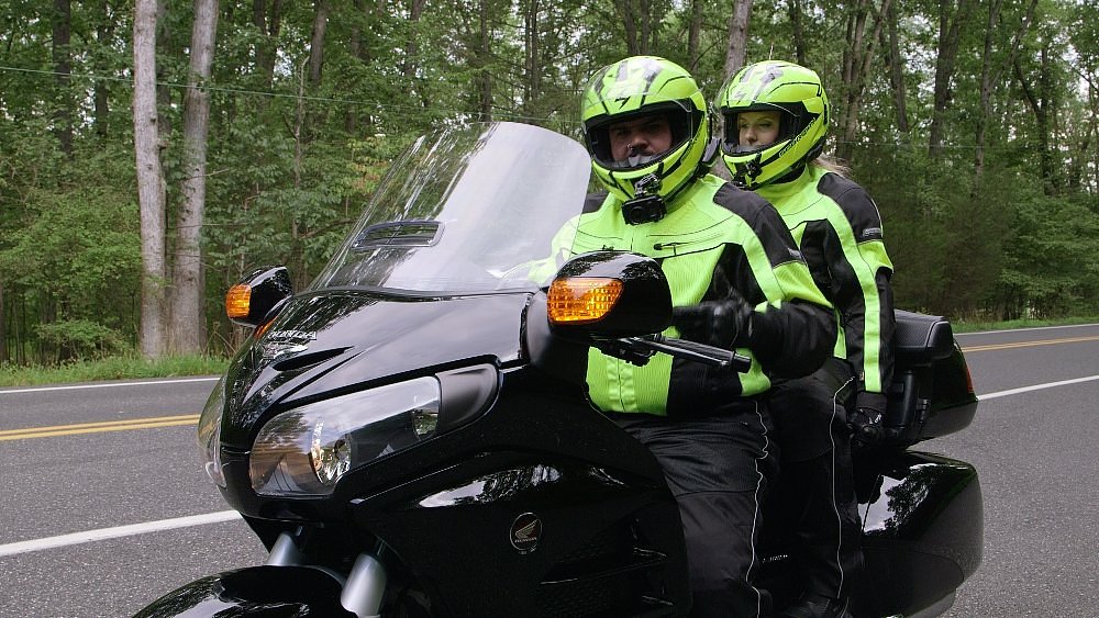 two up on a Gold Wing