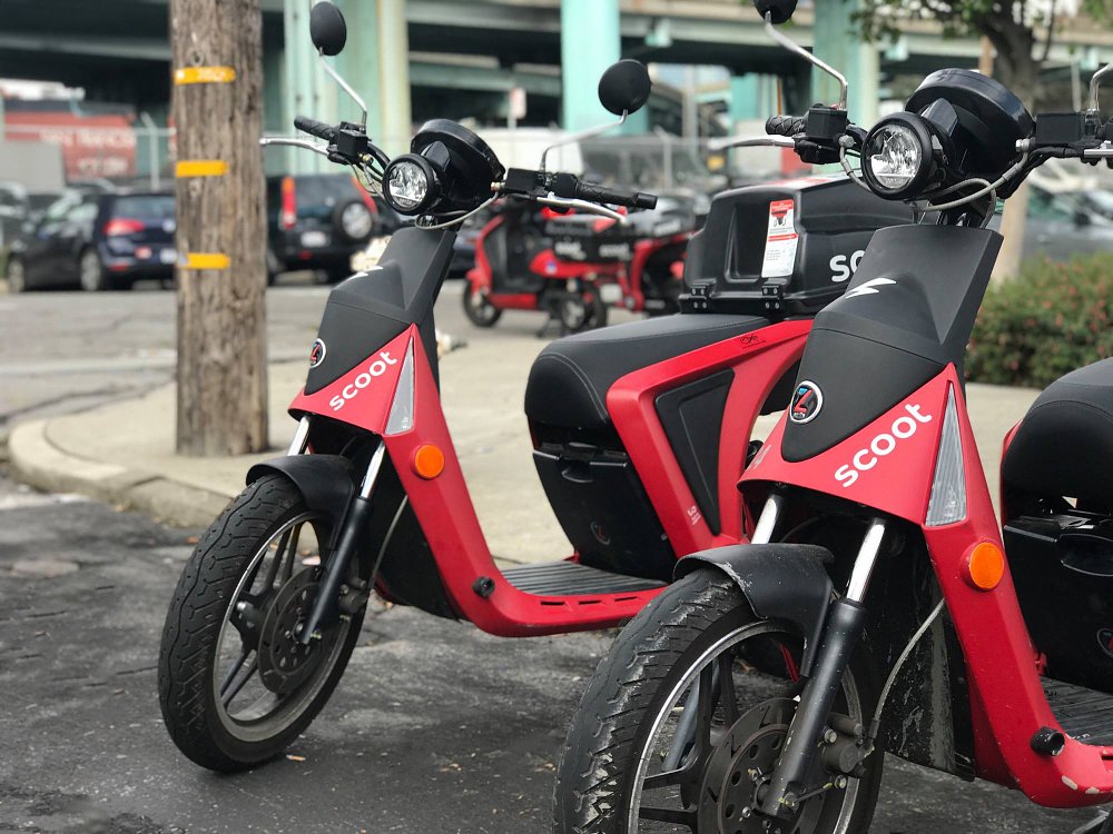 Scoot electric scooters