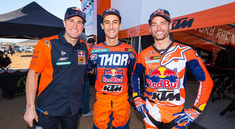 KTM Red Bull Supercross team