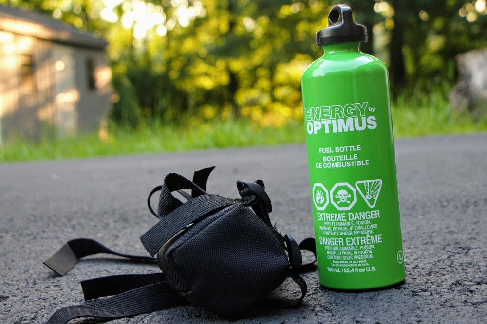 Fuel bottle.