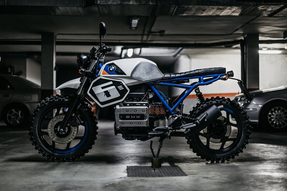 BMW K75 street tracker