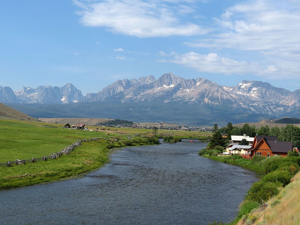 Salmon River in Stanley, Idaho