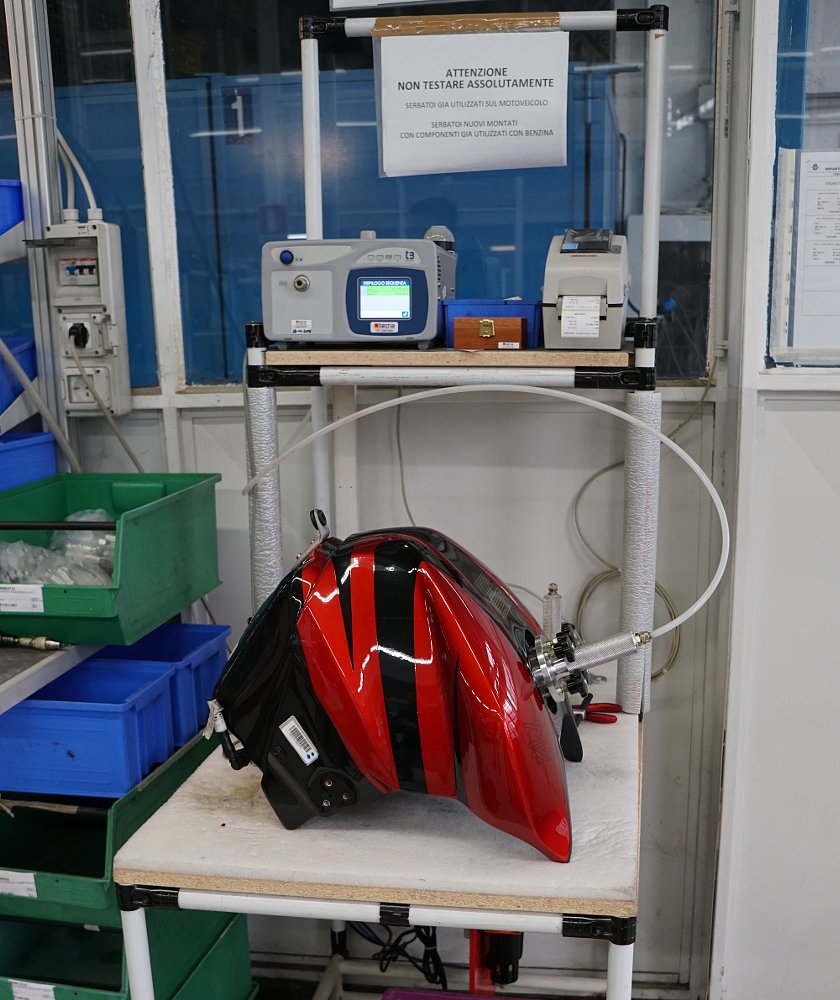 test at MV Agusta factory