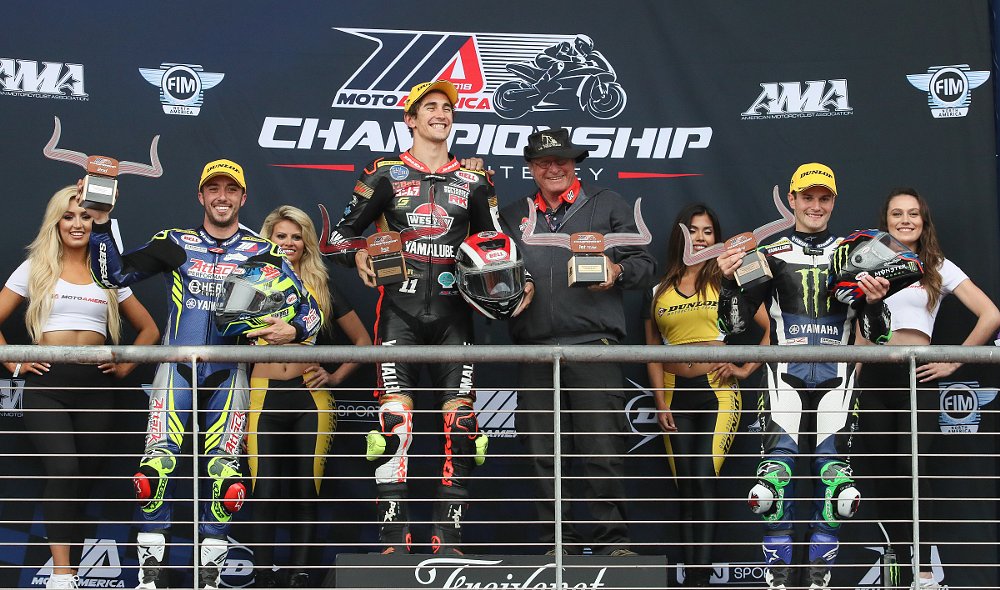 MotoAmerica podium at COTA