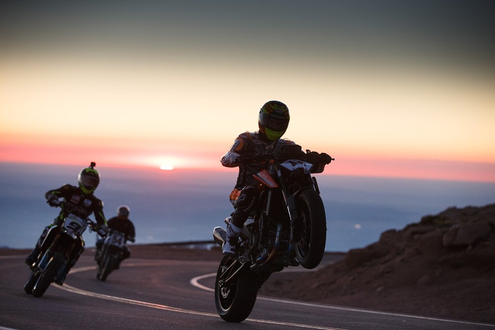 Practice runs witht he KTM 790 Duke