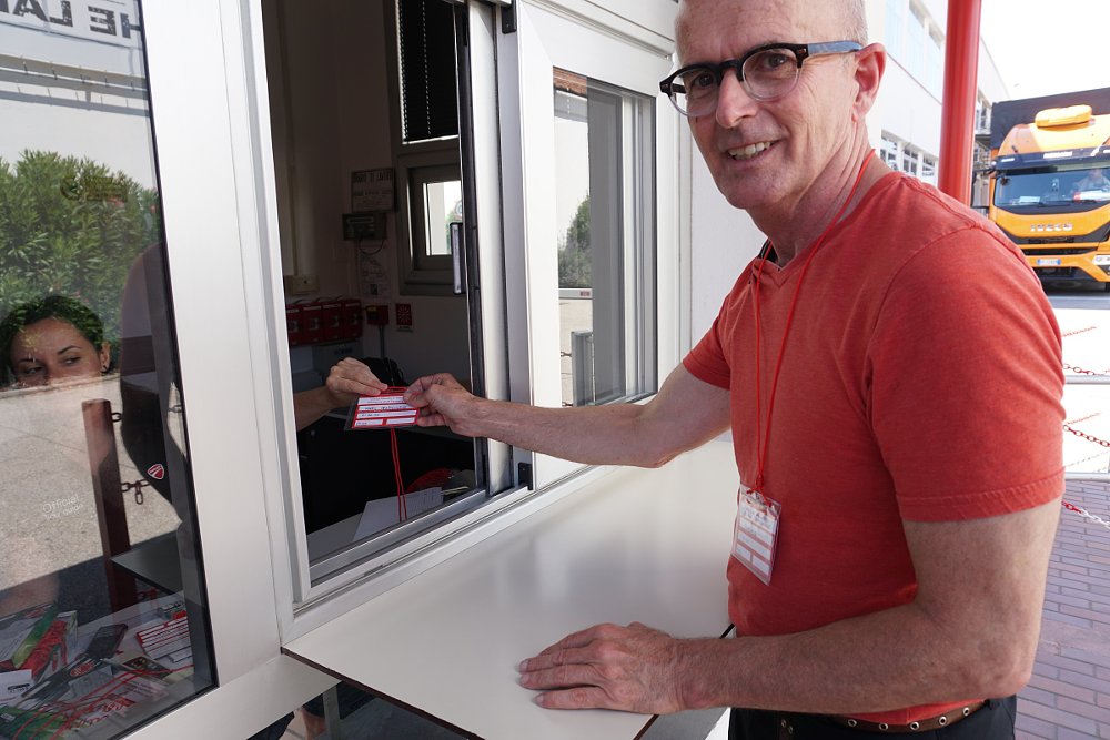 getting visitor pass