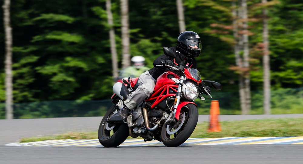 body position in the curves