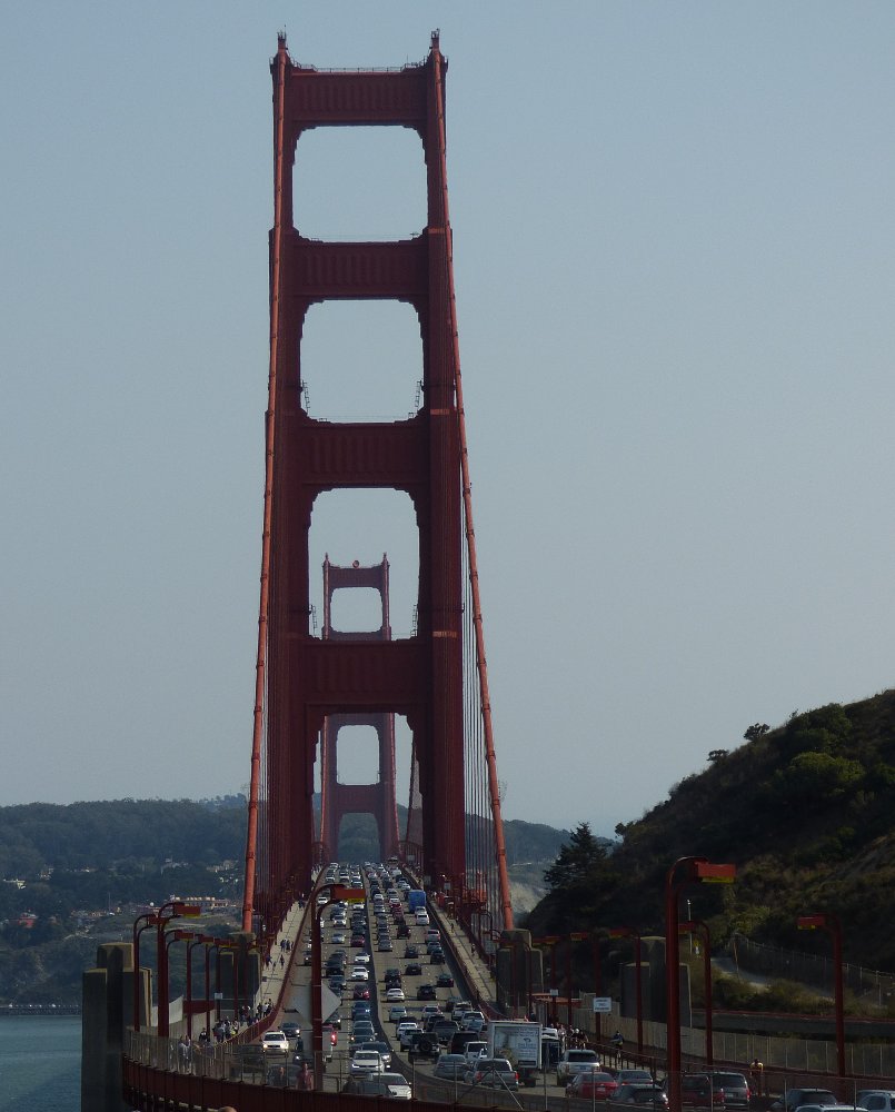 Golden Gate Bridge, rush hour