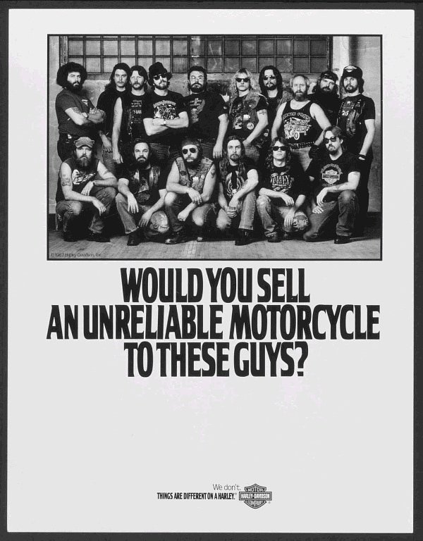 Carmichael-Lynch ad for Harley-Davidson