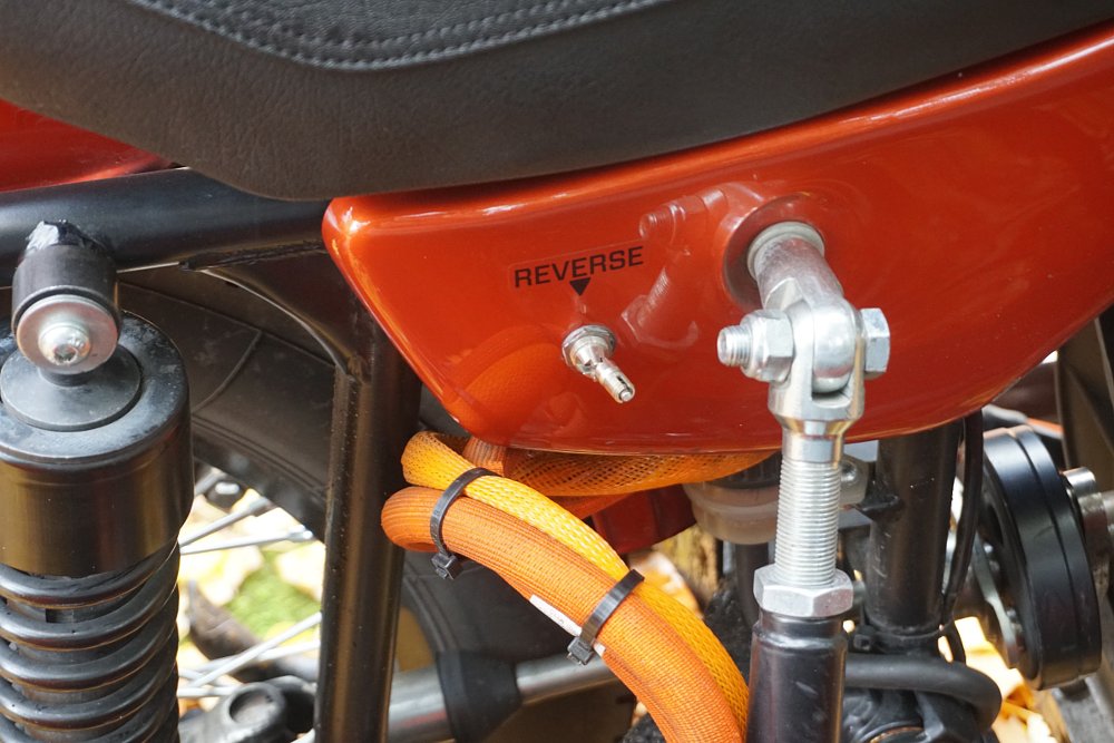 Ural EV prototype reverse toggle switch