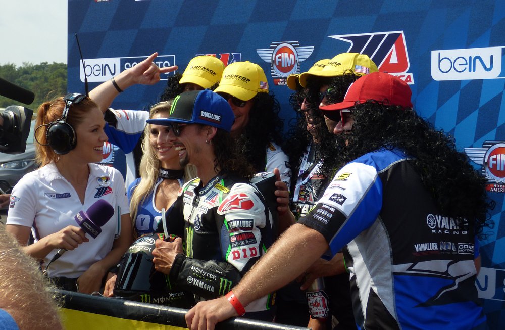 J.D. Beach at Pittsburgh MotoAmerica race