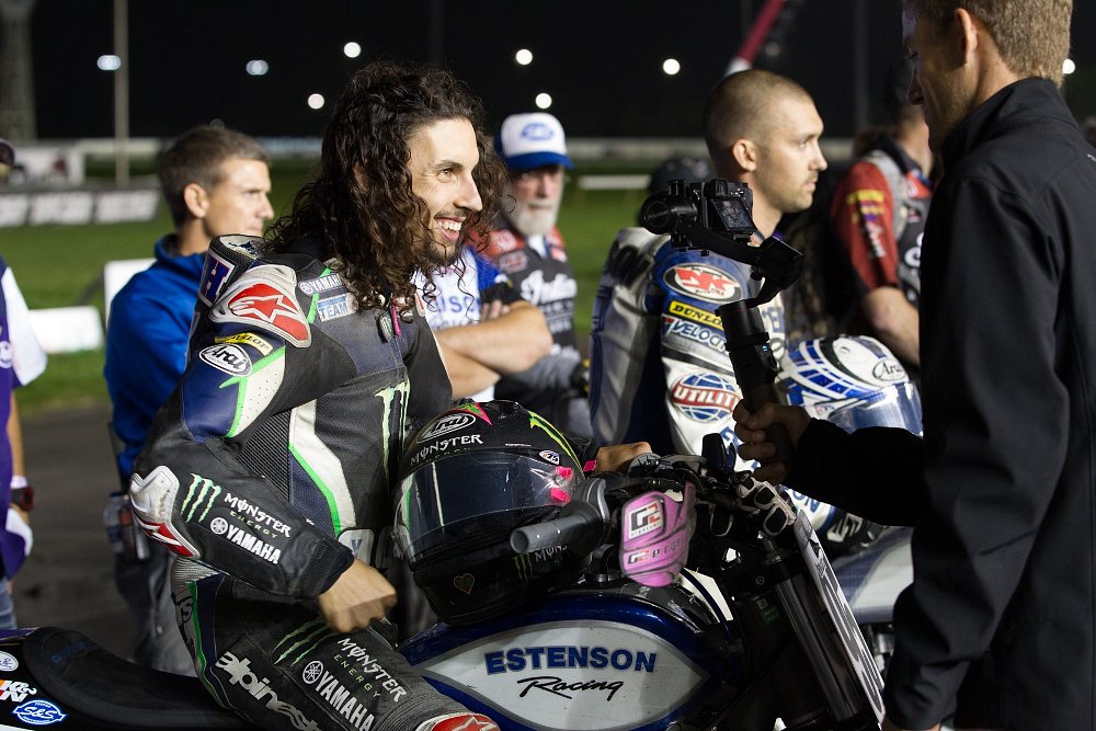 J.D. Beach at an AFT race